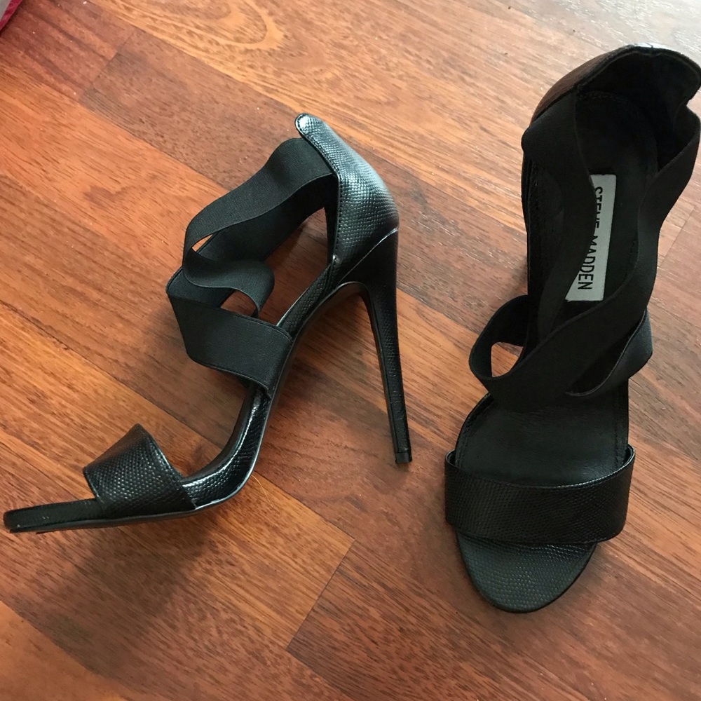 Steve Madden Elastic Heels Size 8.5 - image 1
